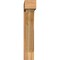 Ekena Millwork Traditional Block Rough Sawn Bracket w/ Offset Brace, Western Red Cedar, 8"W x 40"D x 44"H BKT0806X40X44TRA05RWR - alternate 3